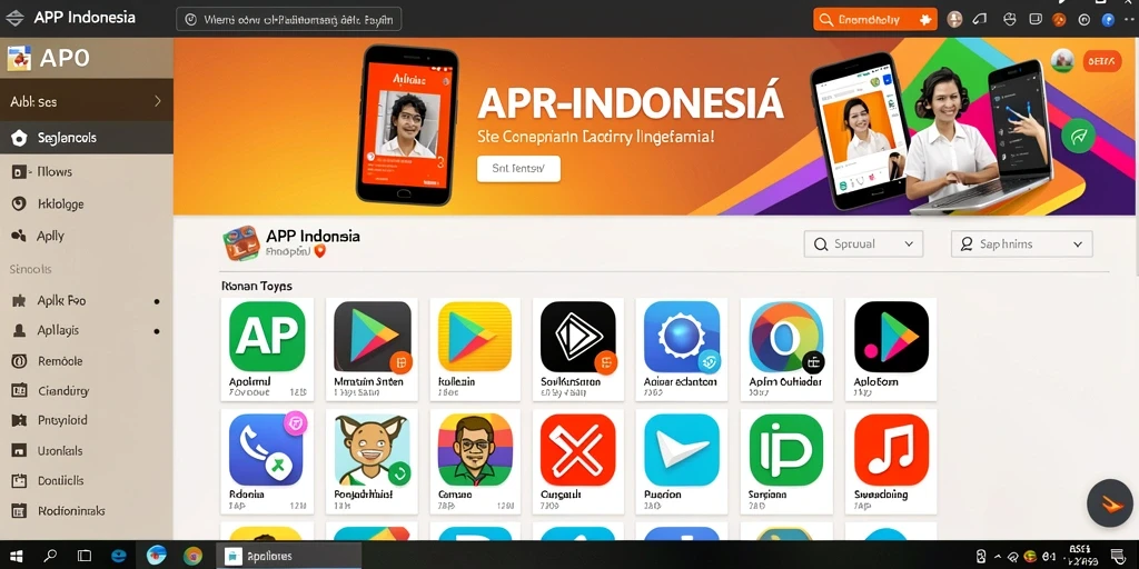 Antarmuka utama yang menarik dan mudah dinavigasi.