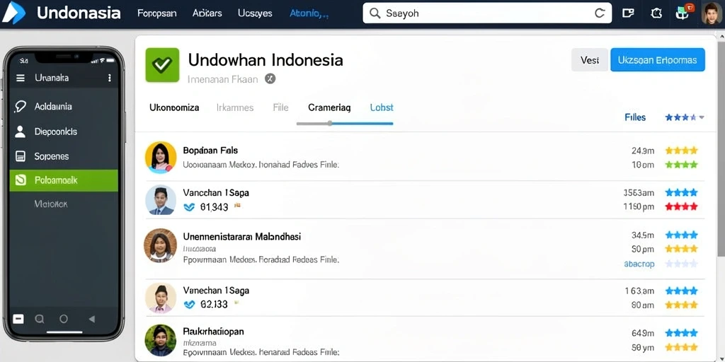 Tampilan awal 55RP yang menarik dan penuh warna.