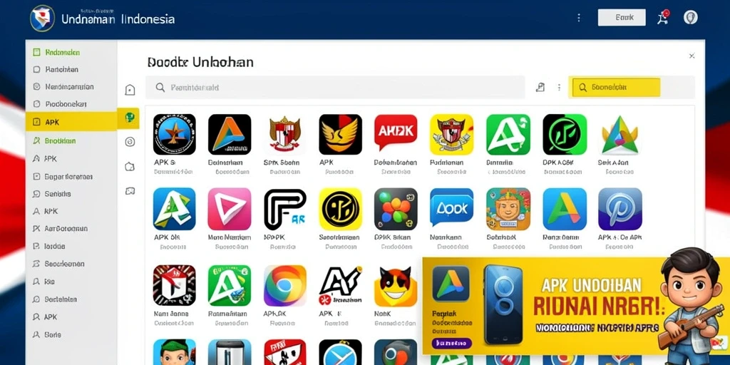 Tampilan menu utama yang menarik