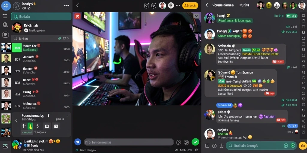 Tampilan awal game yang memukau dan menarik.