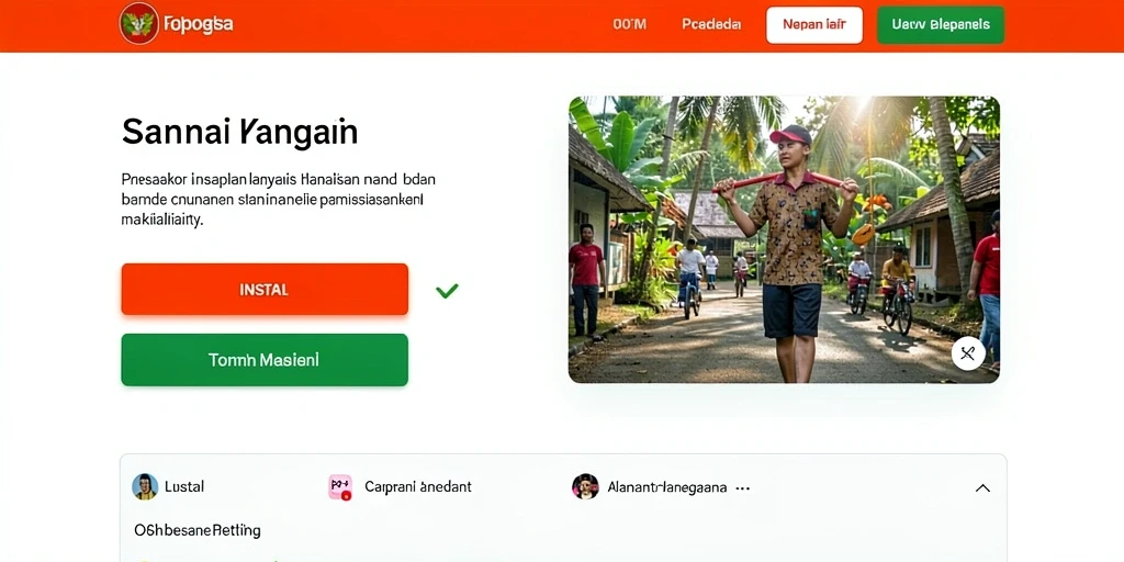 Tampilan antarmuka yang ramah pengguna dan menarik.