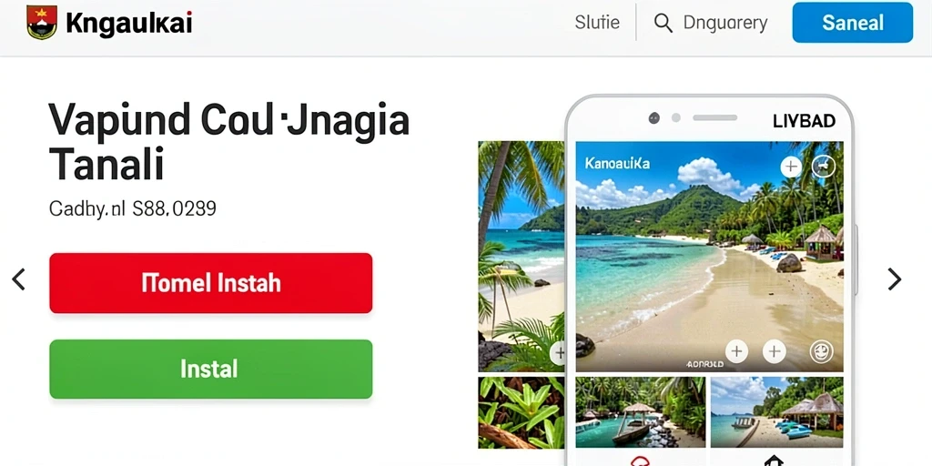 Tampilan menu utama yang menarik dan mudah dinavigasi.