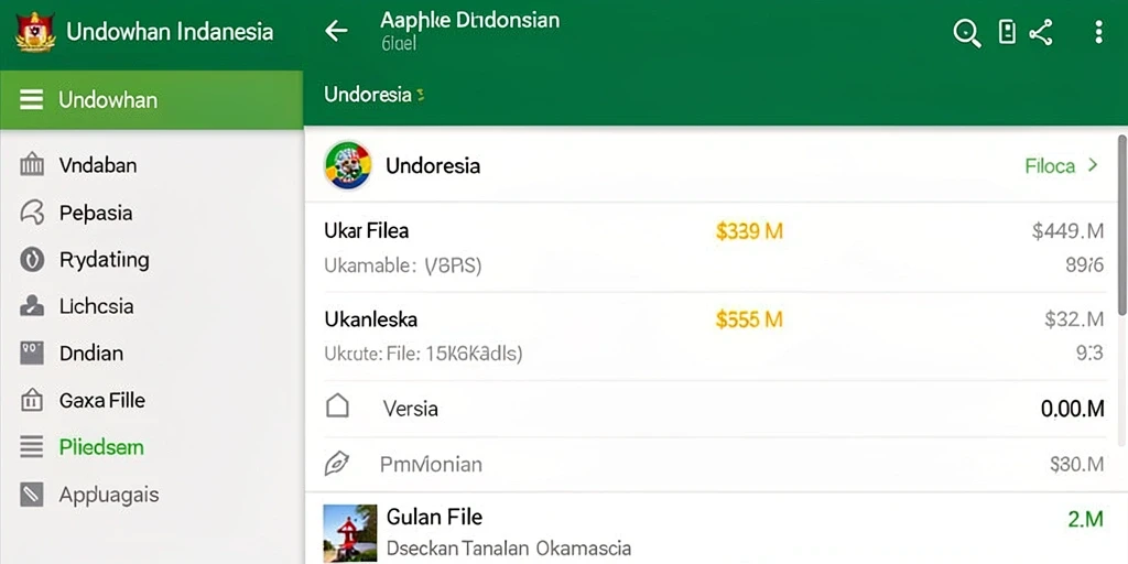 Tampilan antarmuka permainan yang menarik.