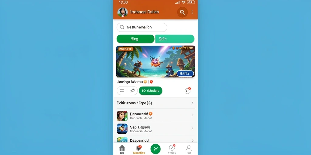 Screenshot menampilkan tampilan antarmuka permainan yang menarik.