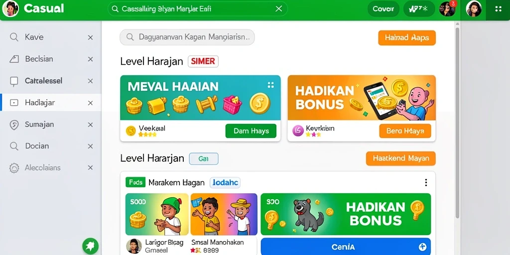 Tampilan antarmuka yang ramah pengguna dan menarik.