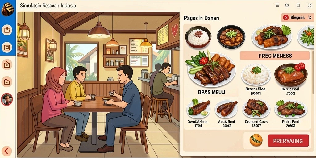 Tangkap layar menampilkan karakter utama dalam aksi.