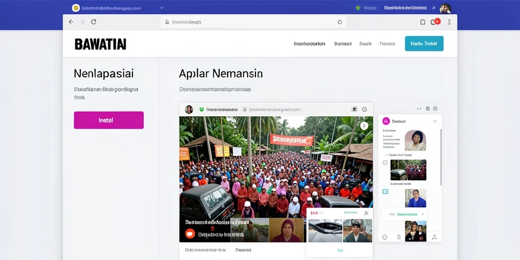 Tampilan antarmuka yang menarik dan user-friendly.